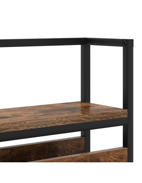 Testata contenitore Rovere fumo 100 cm Legno multistrato
