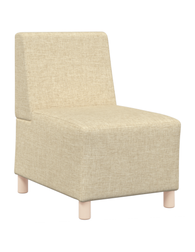 Unità di Divano Modulare Senza Braccioli 2 pcs Crema