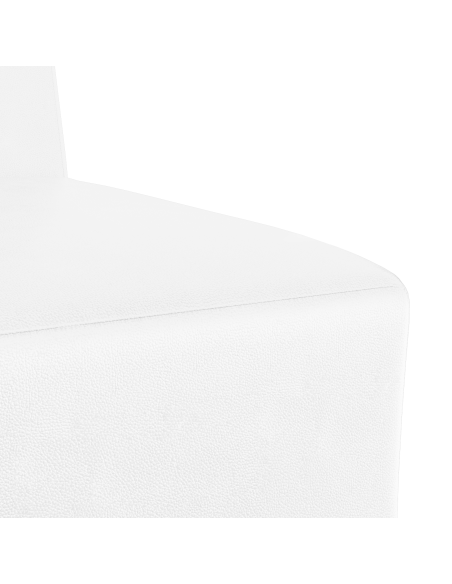 Poltrone Divano 2 pcs Bianco 55 x 74 x 82 cm Pelle sintetica