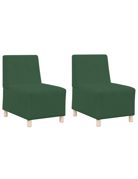 Sofa Chiar 2 pcs Verde giungla 55 x 74 x 82 cm
