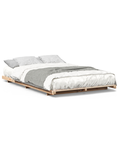 Struttura letto a terra Marrone 135 x 190 cm