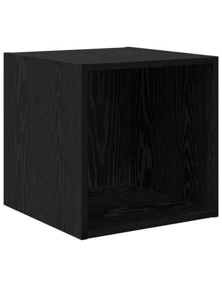 Set di mobili TV 3 pcs Rovere nero Legno multistrato