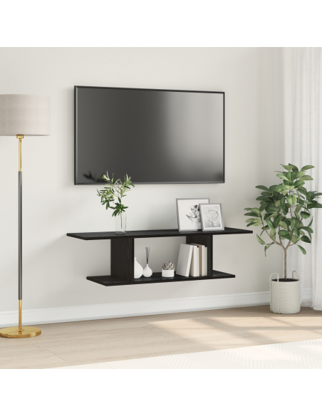 Mobile TV Nero 103 x 30 x 26.5 cm Legno multistrato