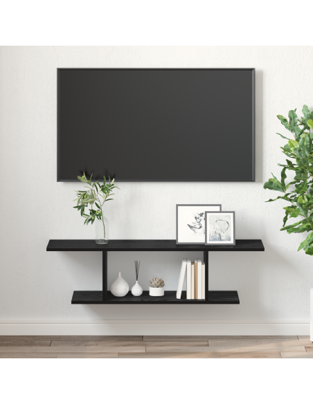 Mobile TV Nero 103 x 30 x 26.5 cm Legno multistrato