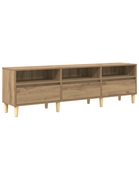 Mobile TV rovere artigianale 150 x 30 x 45 cm Legno multistrato