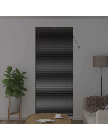 Tendaggi a veneziana Nero 220 x 90 cm Alluminio