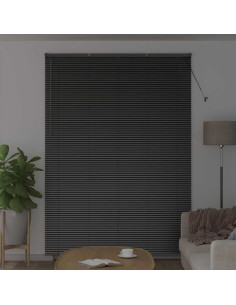 Tendaggi a veneziana Nero 220 x 155 cm Alluminio