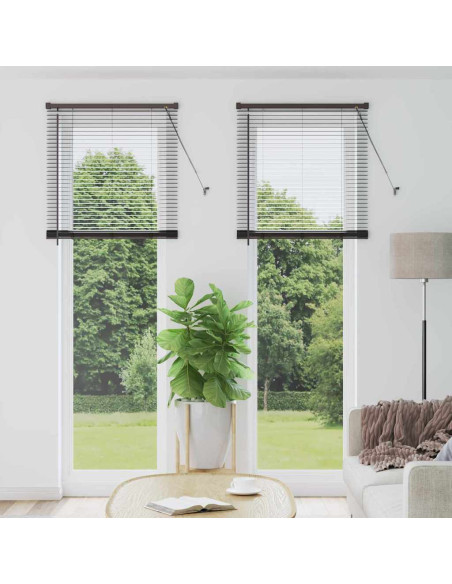 Tenda per Finestra con tende Altro Nero 80 x 220 cm Alluminio