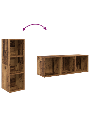 Set mobile TV 3 pcs Marrone Legno multistrato