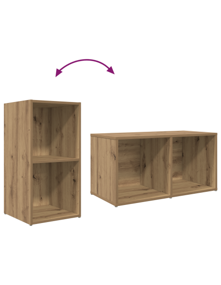 Set mobile TV 3 pcs Marrone Legno multistrato