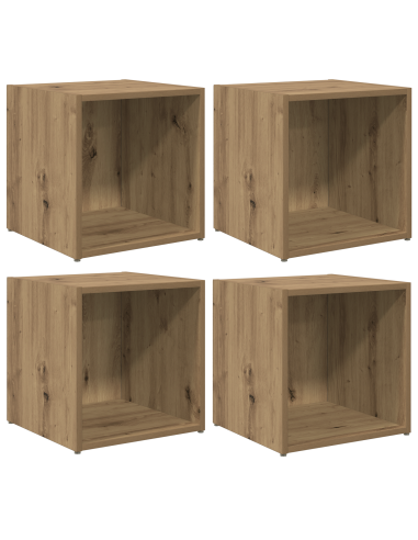 Set mobile TV 4 pcs Rovere artigianale 37 x 35 x 37,5 cm