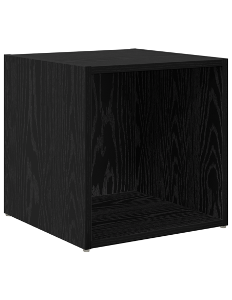 Mobile TV 2 pcs Nero 37 x 35 x 37 cm Legno multistrato