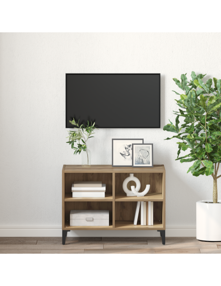 Supporto TV in rovere artigianale Rovere artigianale