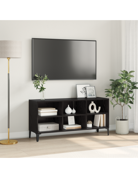 Supporto TV in Rovere Nero Rovere Nero Truciolare Standard