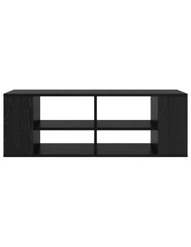 Set mobile TV Rovere Nero 102 x 35 x 35 cm Legno multistrato