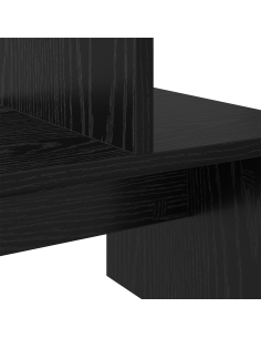 Set mobile TV Rovere Nero 180 x 30 x 43 cm Legno multistrato 2