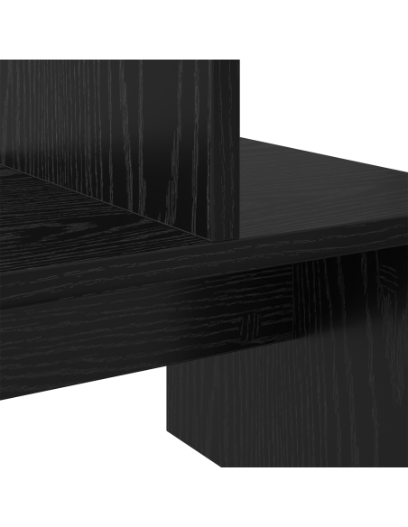 Set mobile TV Rovere Nero 180 x 30 x 43 cm Legno multistrato