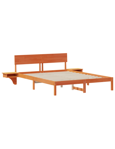 Struttura del letto Marrone cerato 150 x 200 cm Pino massello