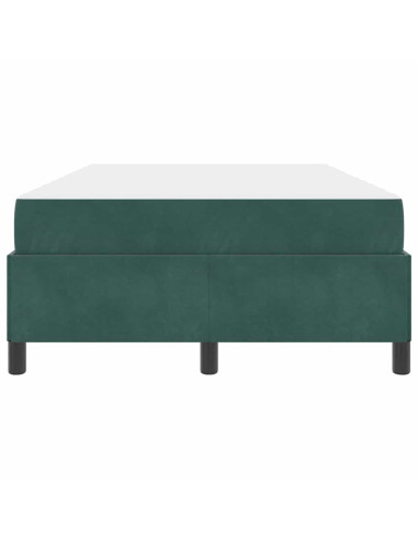 Struttura del letto Verde Scuro 120 x 190 cm Tessuto