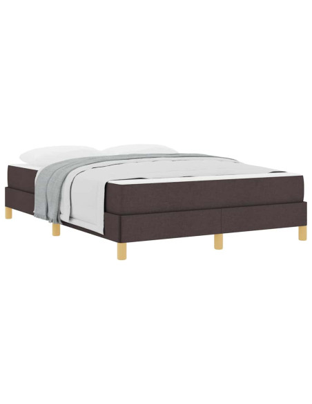 Letto a molle Marrone 160 x 200 cm
