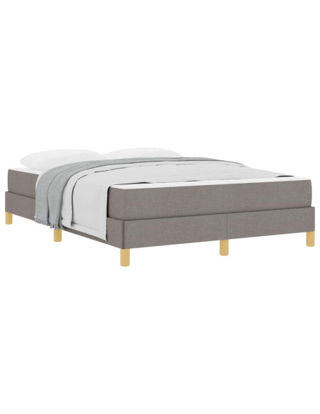 Letto a molle Tortora, Marrone 160 x 200 cm