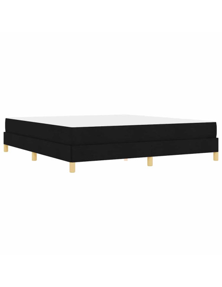 Letto a molle Nero, Marrone 180 x 200 cm