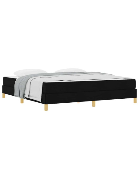 Letto a molle Nero, Marrone 180 x 200 cm
