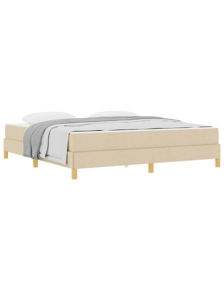 Letto a molle Crema, Marrone 180 x 200 cm