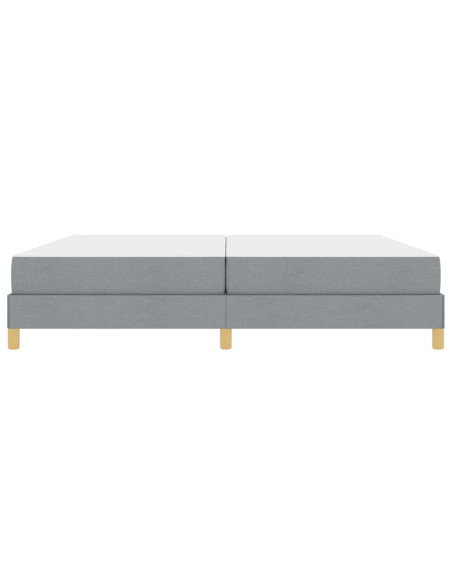 Letto a molle Tortora, Marrone 200 x 200 cm