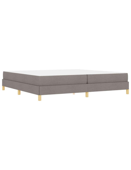 Letto a molle Tortora, Marrone 200 x 200 cm