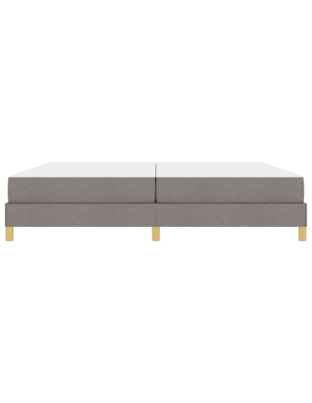 Letto a molle Tortora, Marrone 200 x 200 cm