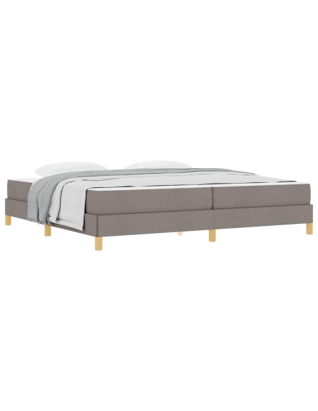 Letto a molle Tortora, Marrone 200 x 200 cm