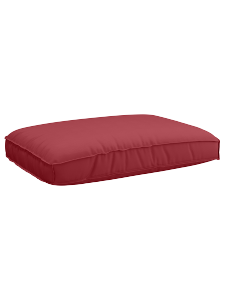 Set di Cuscini per Pallet con cuscino 3 pcs Rosso Vino