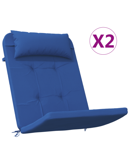 Set cuscini blu Blu Cotone, Legno Standard Set cuscini Altro