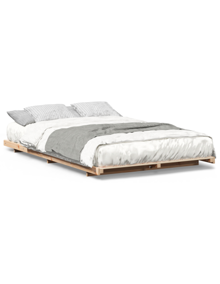 Struttura letto a terra Marrone 120 x 200 cm