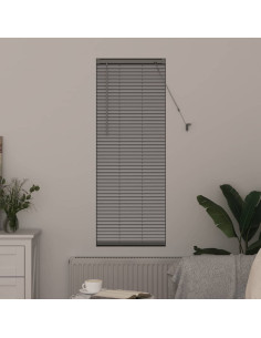 Tendaggi a veneziana Argento 130 x 50 cm Alluminio