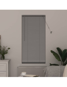 Tendaggi a veneziana Argento 130 x 60 cm Alluminio