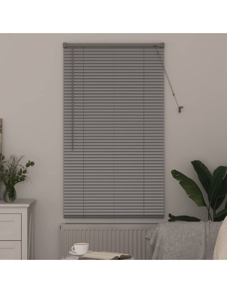 Tendaggi a veneziana Argento 130 x 75 cm Alluminio