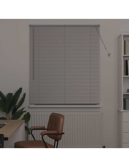 Tendaggi a veneziana Argento 130 x 115 cm Alluminio