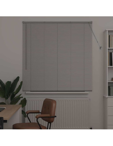 Tendaggi a veneziana Argento 130 x 125 cm Alluminio