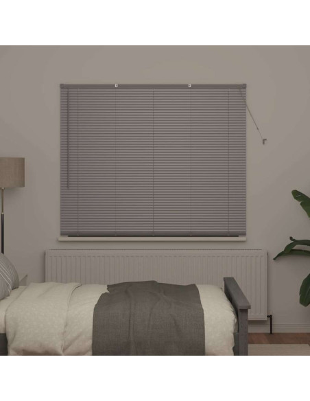 Tenda per Finestra con tende Altro Argento 80 x 130 cm Alluminio