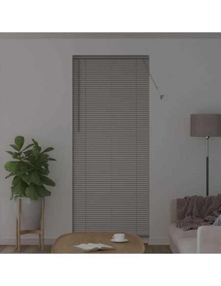 Tenda per Finestra con tende Altro Argento 80 x 130 cm Alluminio