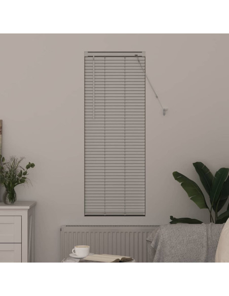 Tenda per Finestra con tende Altro Bianco 80 x 130 cm Alluminio