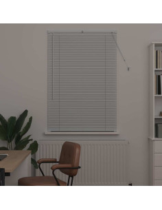 Tendaggi a veneziana Bianco 130 x 85 cm Alluminio