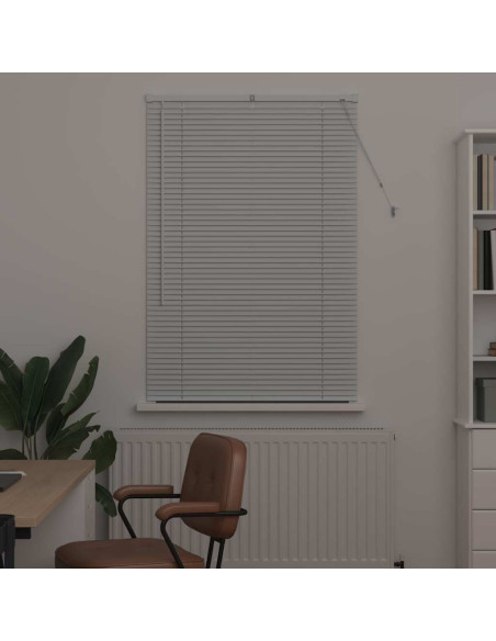 Tendaggi a veneziana Bianco 130 x 95 cm Alluminio