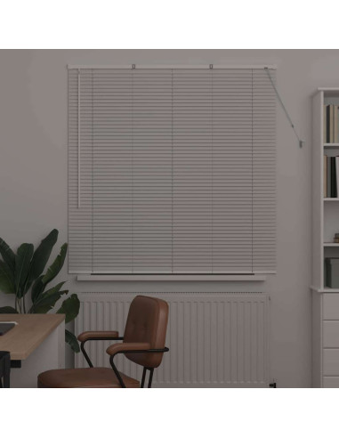 Tendaggi a veneziana Bianco 130 x 130 cm Alluminio