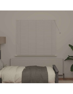 Tendaggi a veneziana Bianco 130 x 145 cm Alluminio