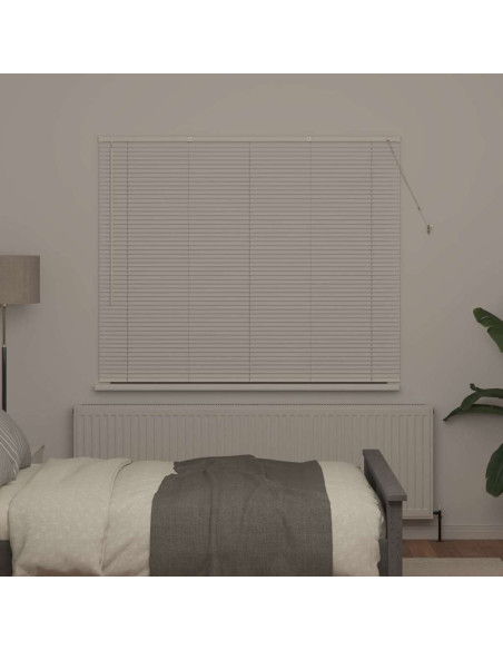 Tendaggi a veneziana Bianco 130 x 160 cm Alluminio