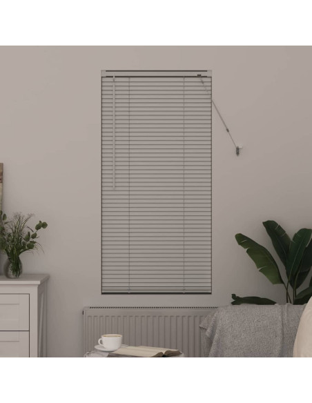 Tenda per Finestra con tende Altro Bianco 80 x 130 cm Alluminio