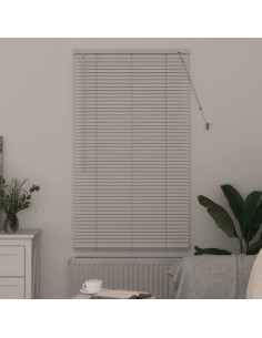 Tendaggi a veneziana Bianco 175 x 75 cm Alluminio